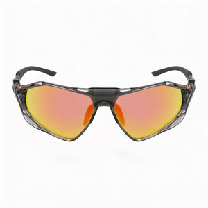 Nike Zeus Rise E IF1113X Shield Sunglasses Unisex — front view, Acetate frame