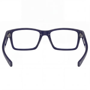 Oakley Youth Oy8001 Shifter Xs Rectangle Eyeglasses Unisex — side view, Blue Plastic temples