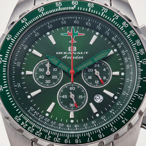 Oceanaut Aviador Men's Watch — front view, Quartz movement 45mm