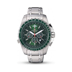 Oceanaut Aviador Silver Stainless Steel Men's Watch, 45mm
