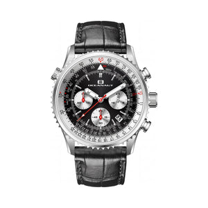 Oceanaut Black Dial Stainless Steel Men's Watch, 46mm