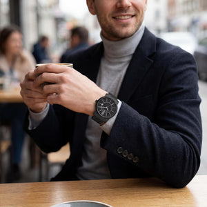 Oceanaut Men's Watch — side view, Stainless Steel case 40mm