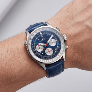 Oceanaut Classic Men's Watch — wrist wear, Leather band for business and formal occasions