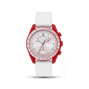 Oceanaut OC7587 Red Plastic Men's Watch, 40mm