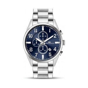 Oceanaut Blue Dial Stainless Steel Men's Watch, 40mm