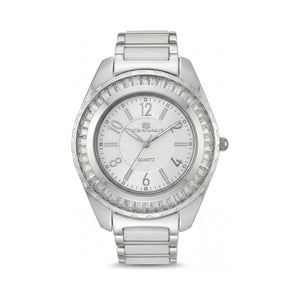 Oceanaut Silver Dial Stainless Steel Women's Watch, 40mm