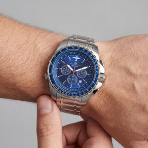 Oceanaut Men's Watch — face detail, Analog display