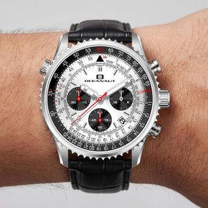 Oceanaut Men's Watch — side view, Stainless Steel case 46mm