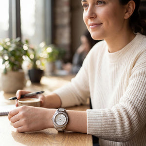 Oceanaut Women's Watch — side view, Stainless Steel case 40mm