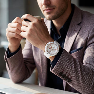 Oniss ARUBA ON7200 Men's Watch — wrist wear, Ceramic band everyday timepiece
