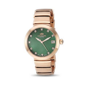 Oniss ON5559-30_RGGN Gold Dial Women's Watch, 33mm