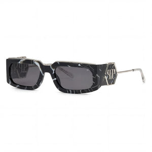 Philipp Plein Multi-coloured Rectangle Sunglasses for Men, Black lens