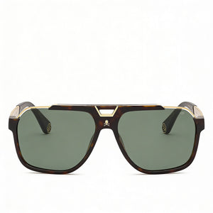 Philipp Plein Spp046v Aviator Sunglasses for Men — front view, Acetate frame