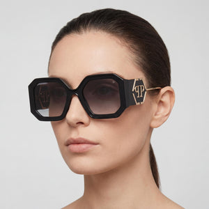 Philipp Plein Spp067 Black Sunglasses Women — lifestyle wear, outdoor commute and office breaks