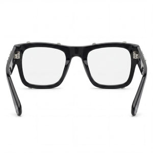 Philipp Plein VPP042W Square Eyeglasses Unisex — interior view, Polycarbonate demo lenses