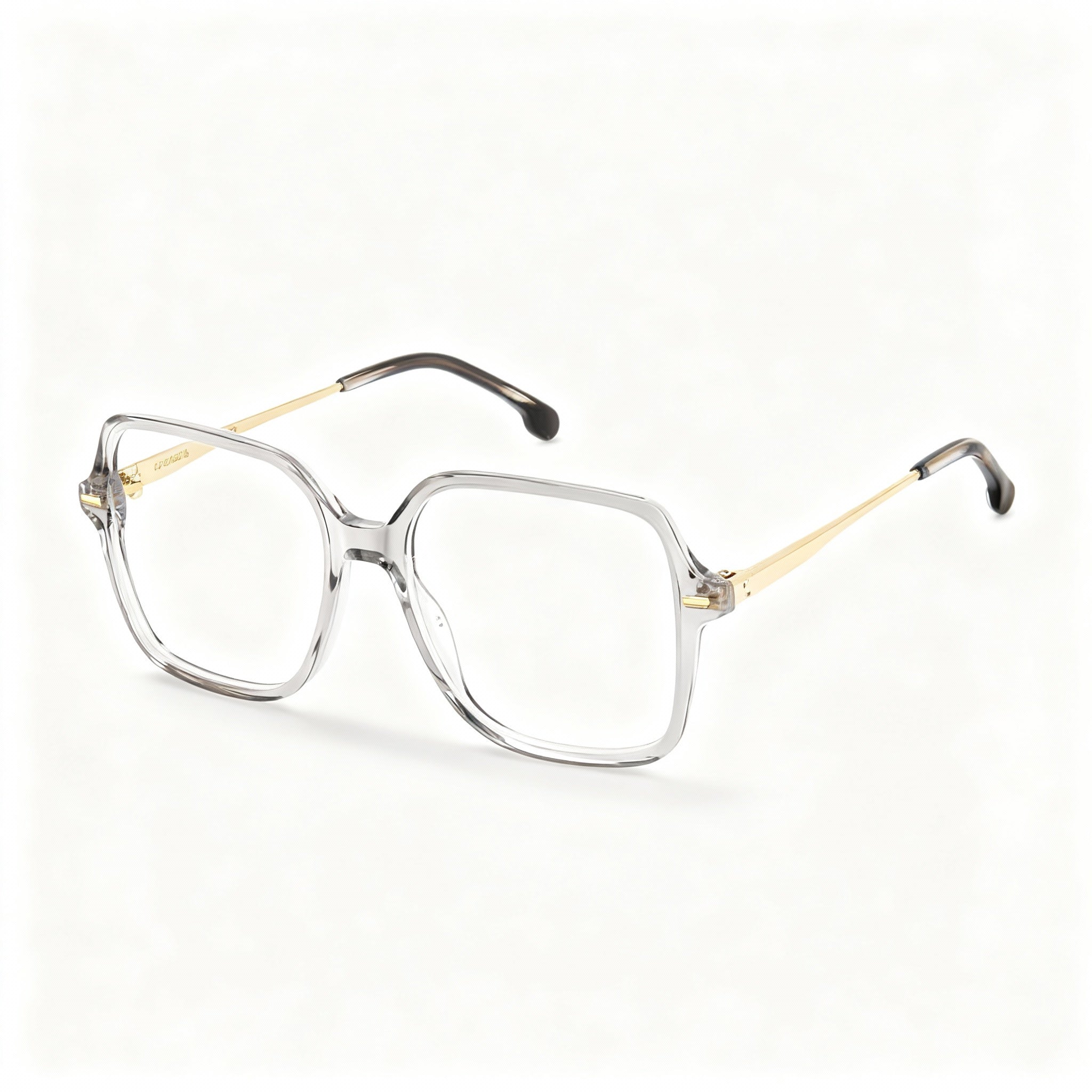 Carrera 3038 Women's Casual Style Grey Acetate Optical Eyeglasses Lens 55mm Bridge 16mm Temple 140mm