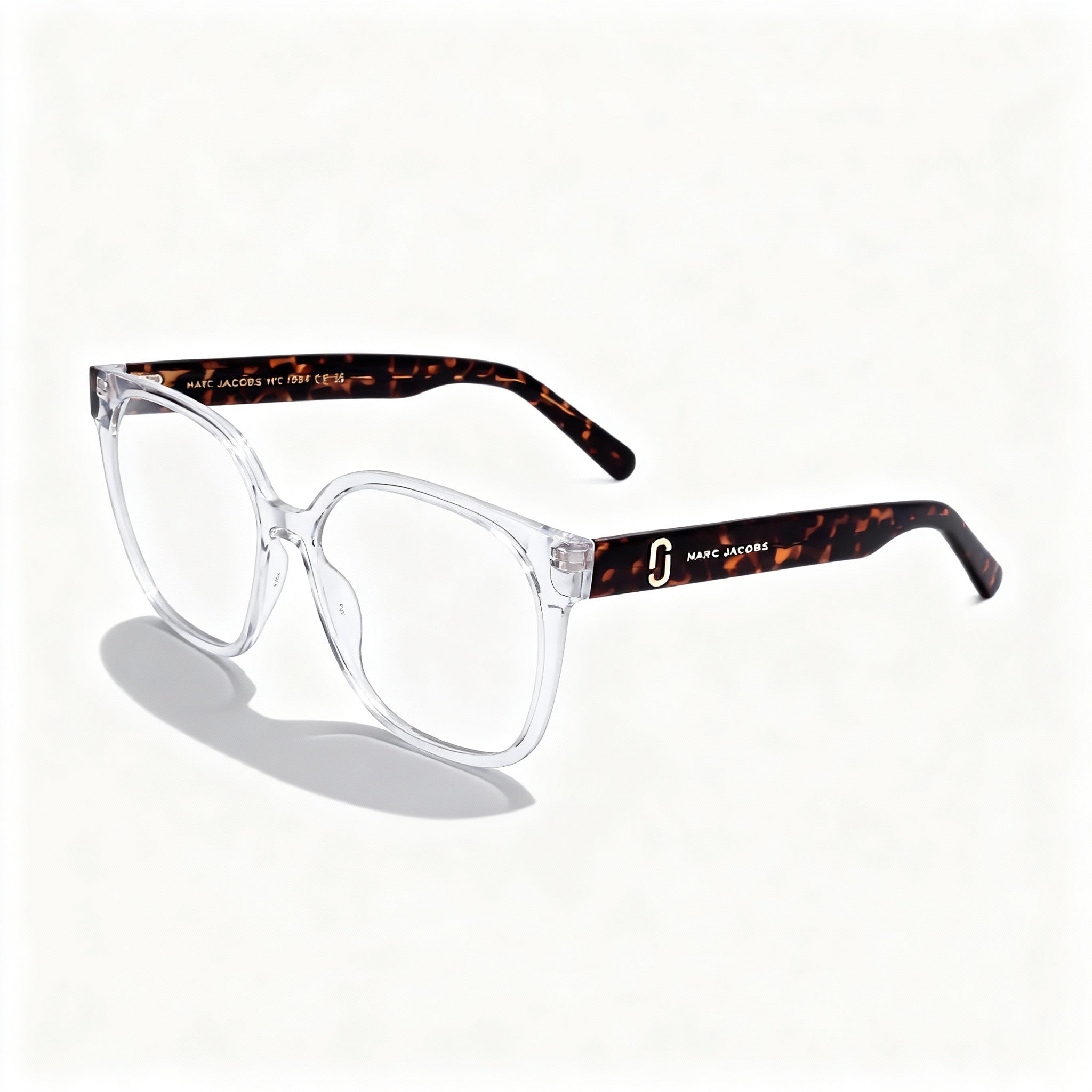 Marc Jacobs MARC 726 Women's Casual Eyeglasses, Crystal Havana Cellulose Propionate, Size 55-16-145