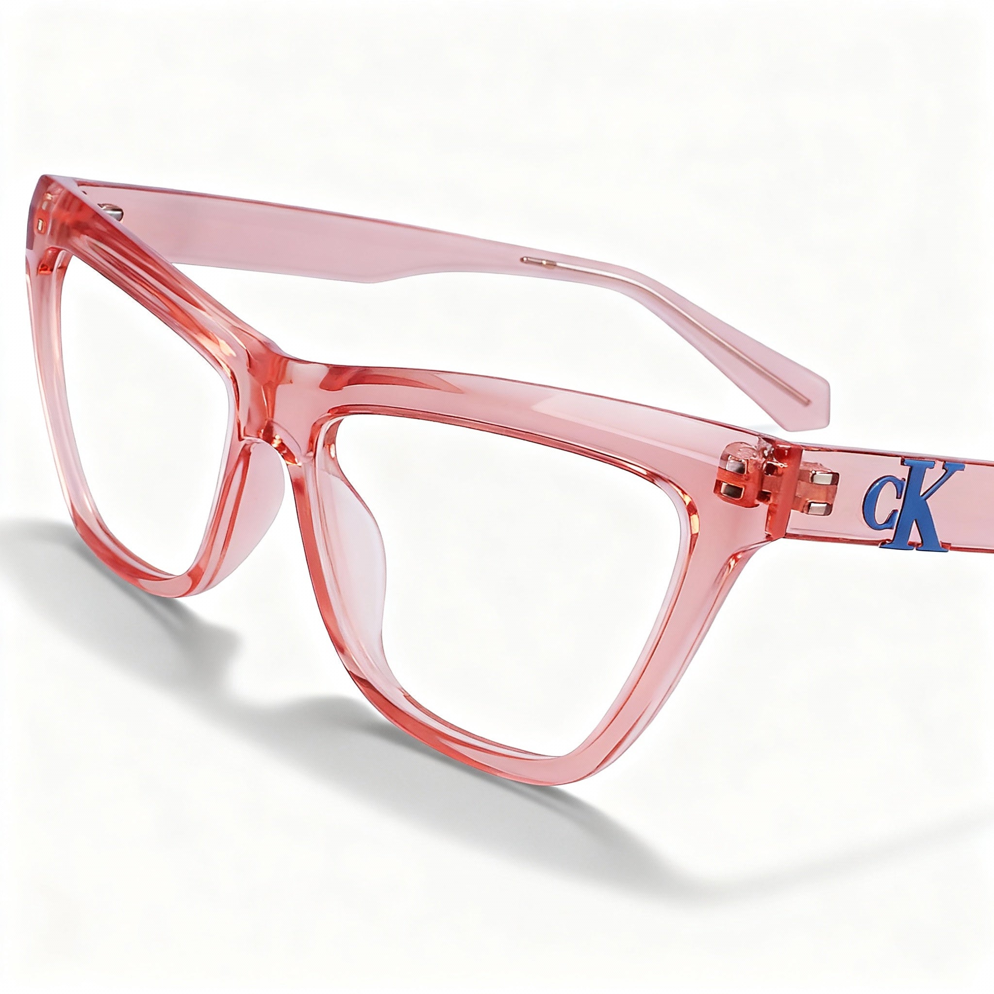 Calvin Klein CKJ23614 Women's Casual Roses Injected Frame Glasses with Non-Polarized Polycarbonate Lenses 54mm