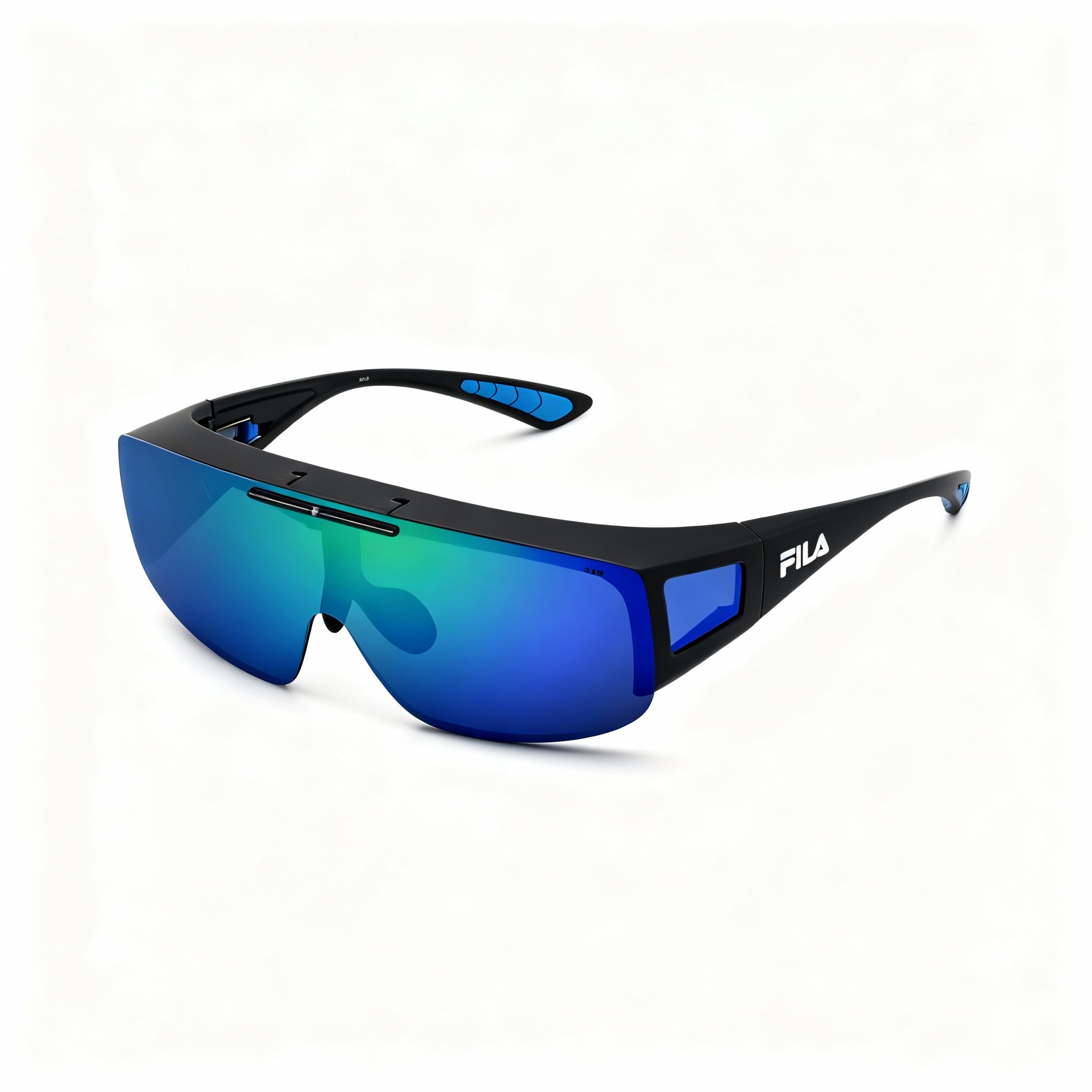 Fila Modern SFI126 Unisex Eyewear with Matt Grey Injected Frame & Polycarbonate Non-Polarized Lenses 1-1-135mm