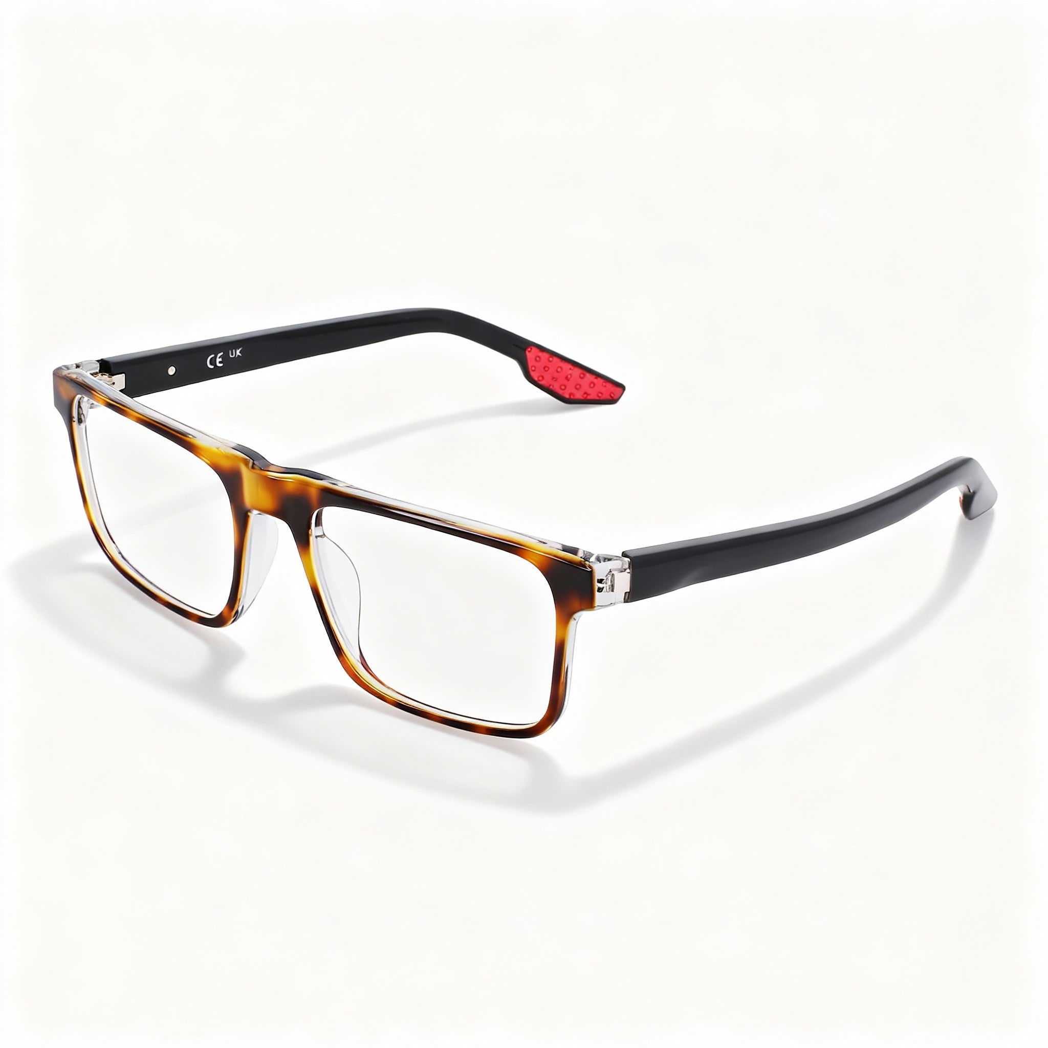 Nike Modern 7161 Unisex Acetate Frame Eyewear, Tortoise Crystal Smoke Non Polarized Lenses, 54mm