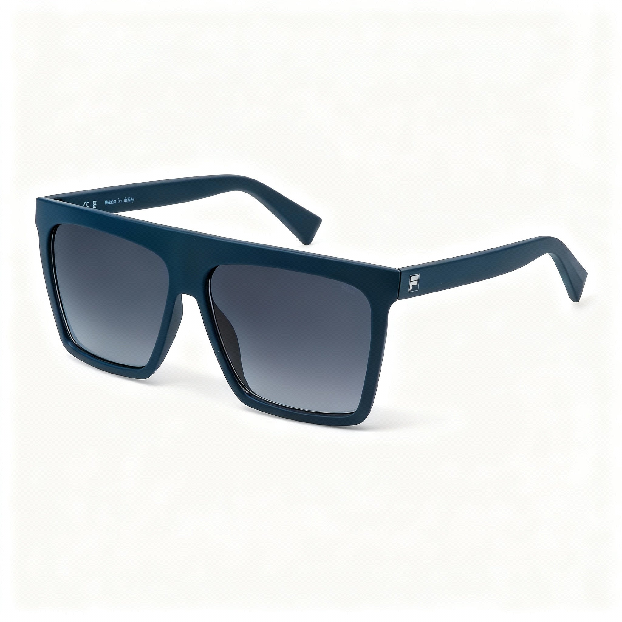 Fila Casual Men's Injected Non-Polarized Sunglasses, Matt Night Blue Frame, Blue Gradient Lenses, 60-13-140
