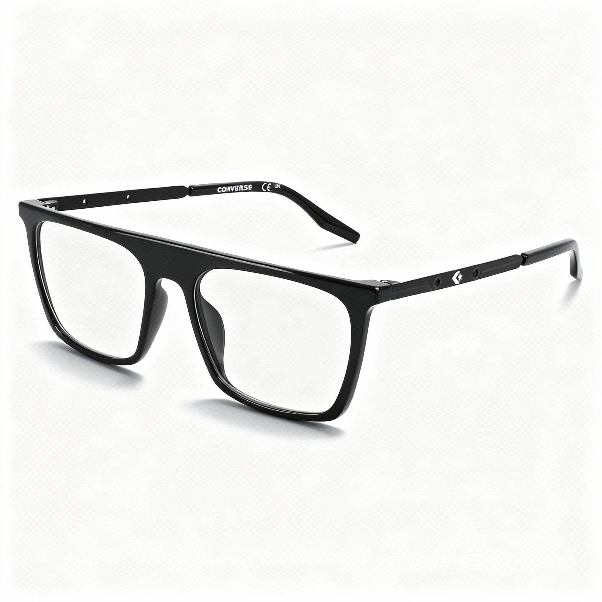 Converse Cv8009 Men's Black Ophthalmic Eyeglass Frames - Lens Width 53mm, Bridge 17mm, Temple Length 145mm