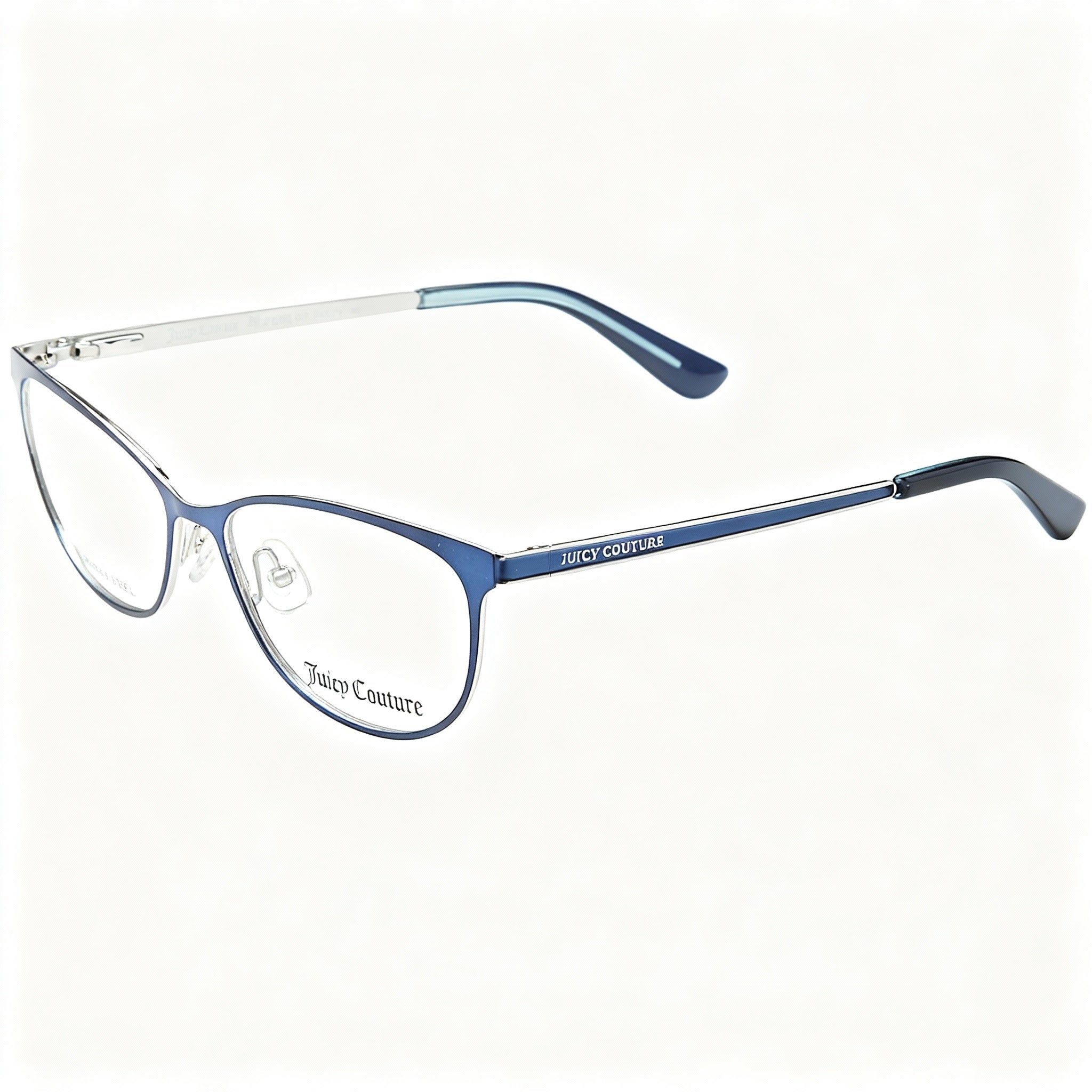 Juicy Couture Modern Unisex Matte Blue Alloy Steel Frame Non-Polarised Optical Eyewear 51mm