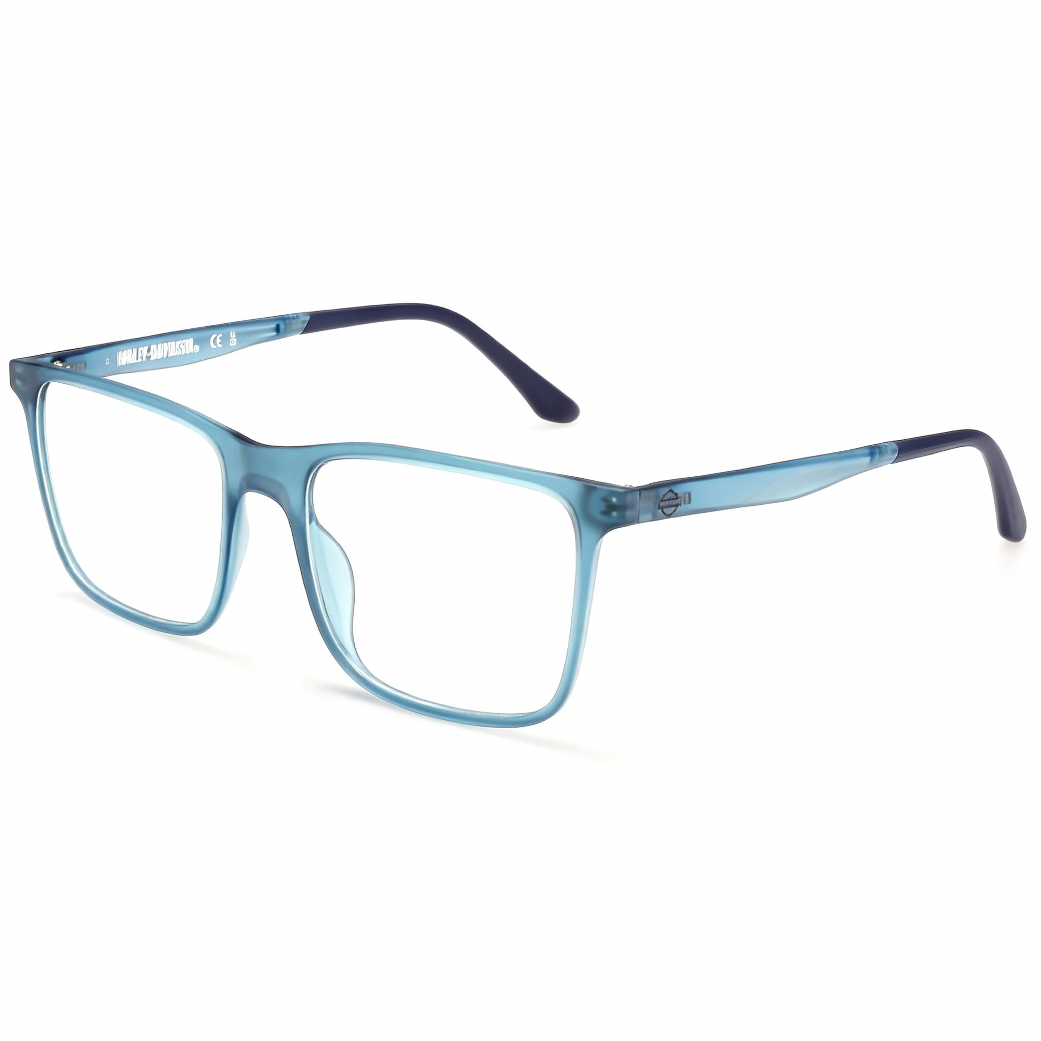 Harley-Davidson Men's Matte Blue Optical Eyeglasses Frames