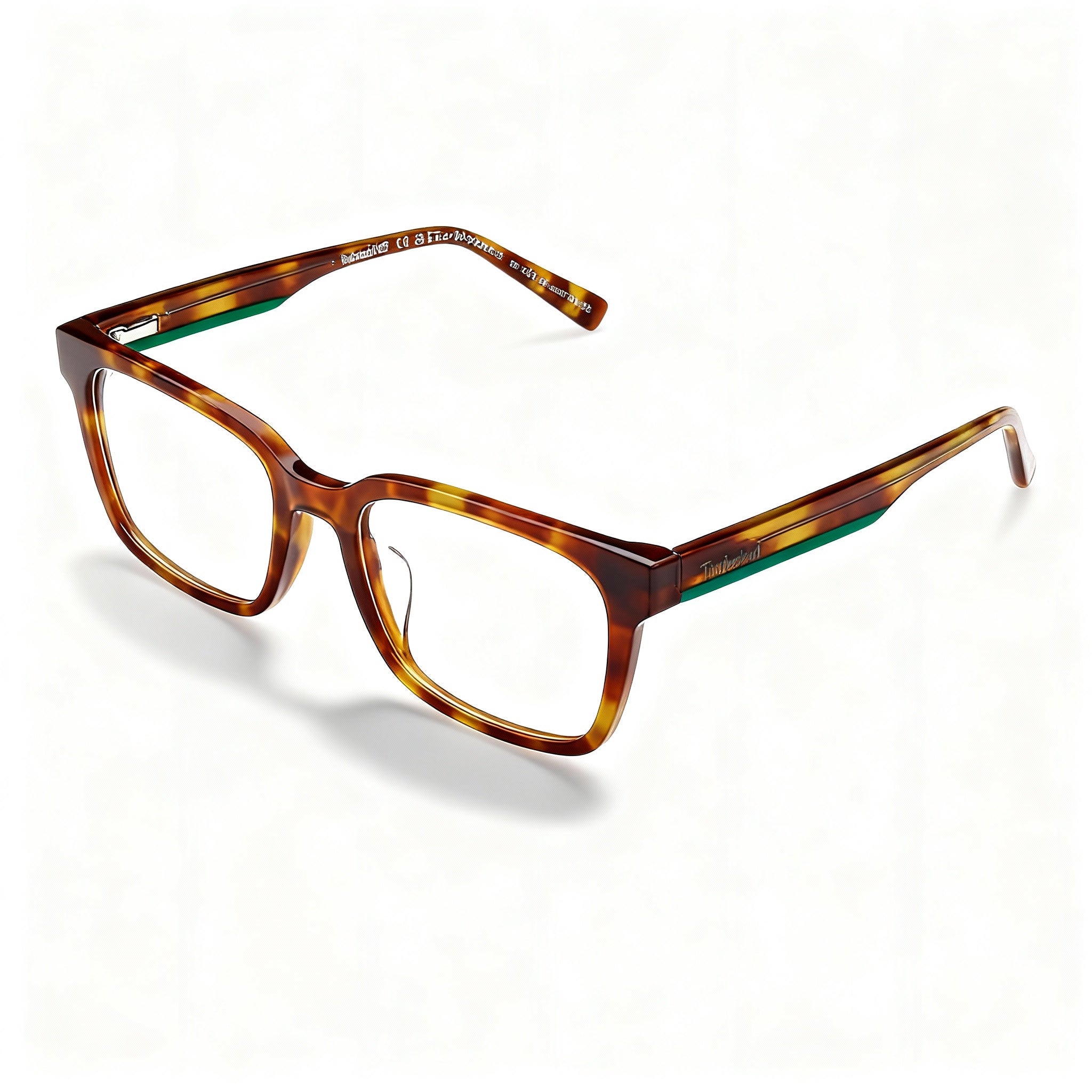 Timberland TB1846-H Men's Dark Havana Plastic Frame Clear Polycarbonate Non-polarised Eyeglasses 54-19-145