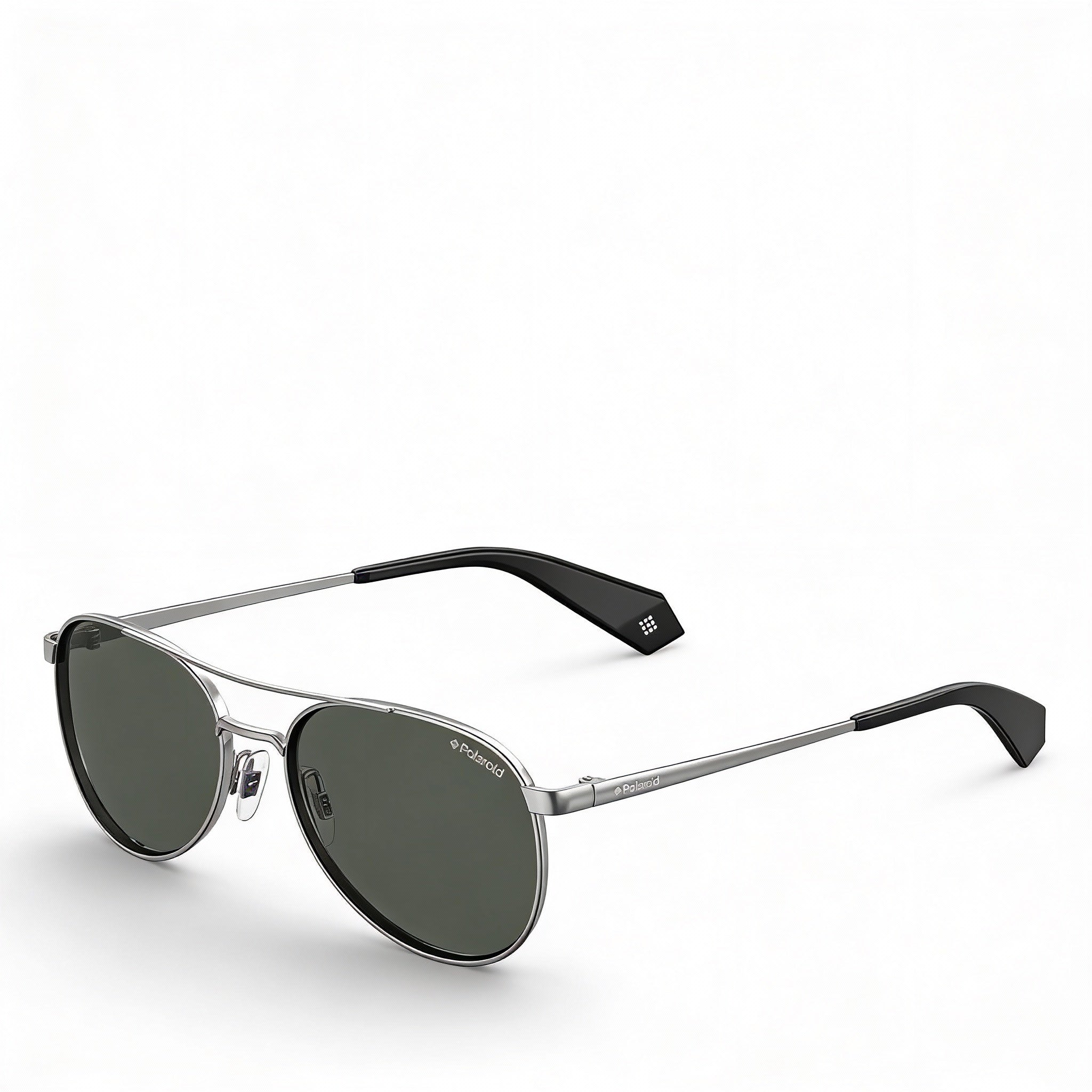 Polaroid Pld 6070/S/X Women's Pilot Stainless Steel Ruthenium Polarized Grey UV Protection 56mm Sunglasses