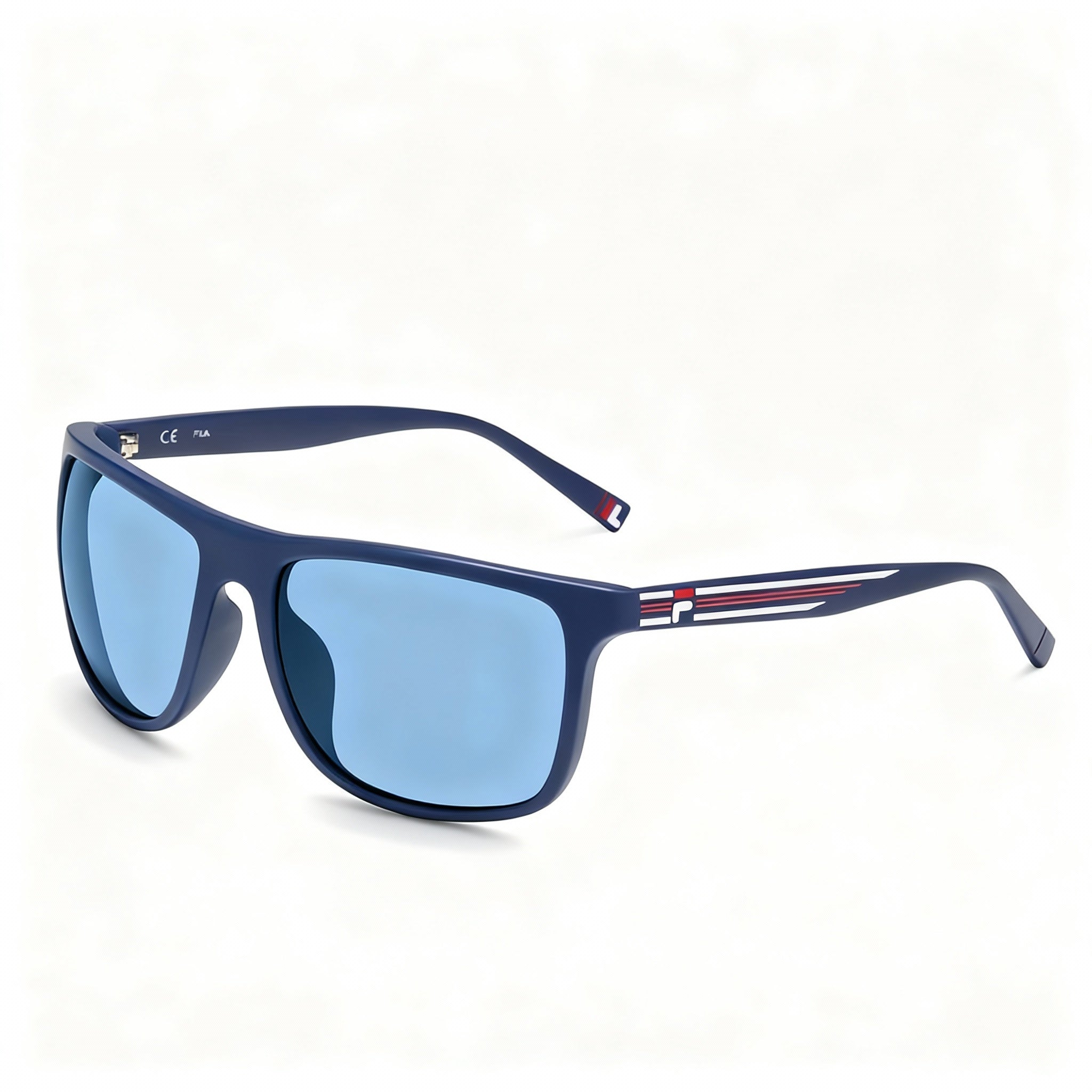 Fila Sf9397 Men's Grey Plastic Full Rim Lightweight Non-Polarized UV Protection Sunglasses 59mm