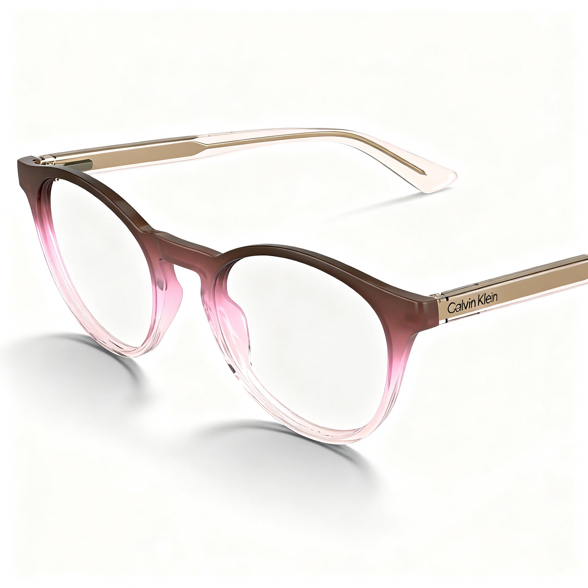 Calvin Klein Ck23549 Women's Injected Plastic Non-polarised Eyeglasses Brown Pink Rose 50mm