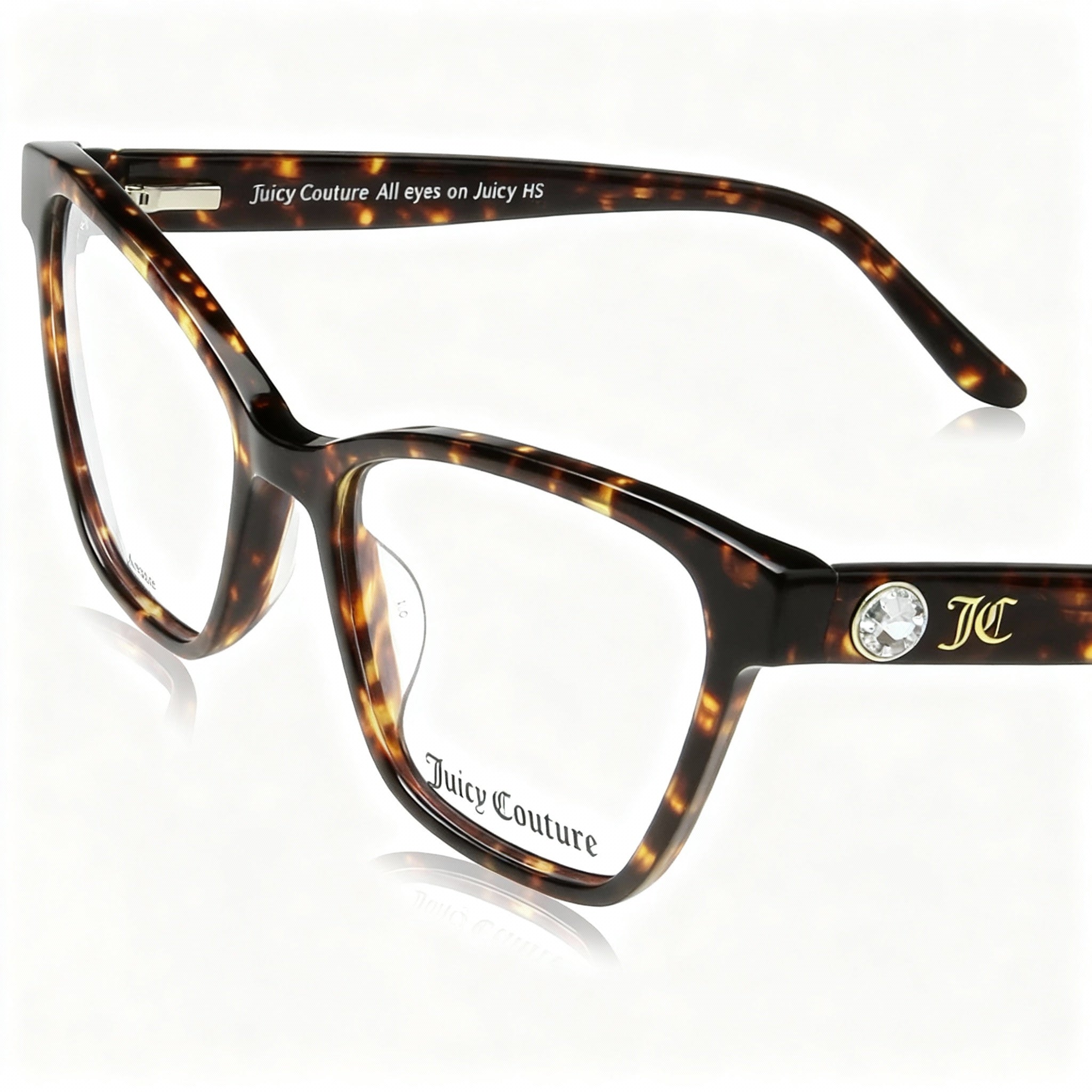 Juicy Couture Ju 215 Modern Women’s Sunglasses, Havana Acetate Frame, Non-Polarised Lenses 52mm