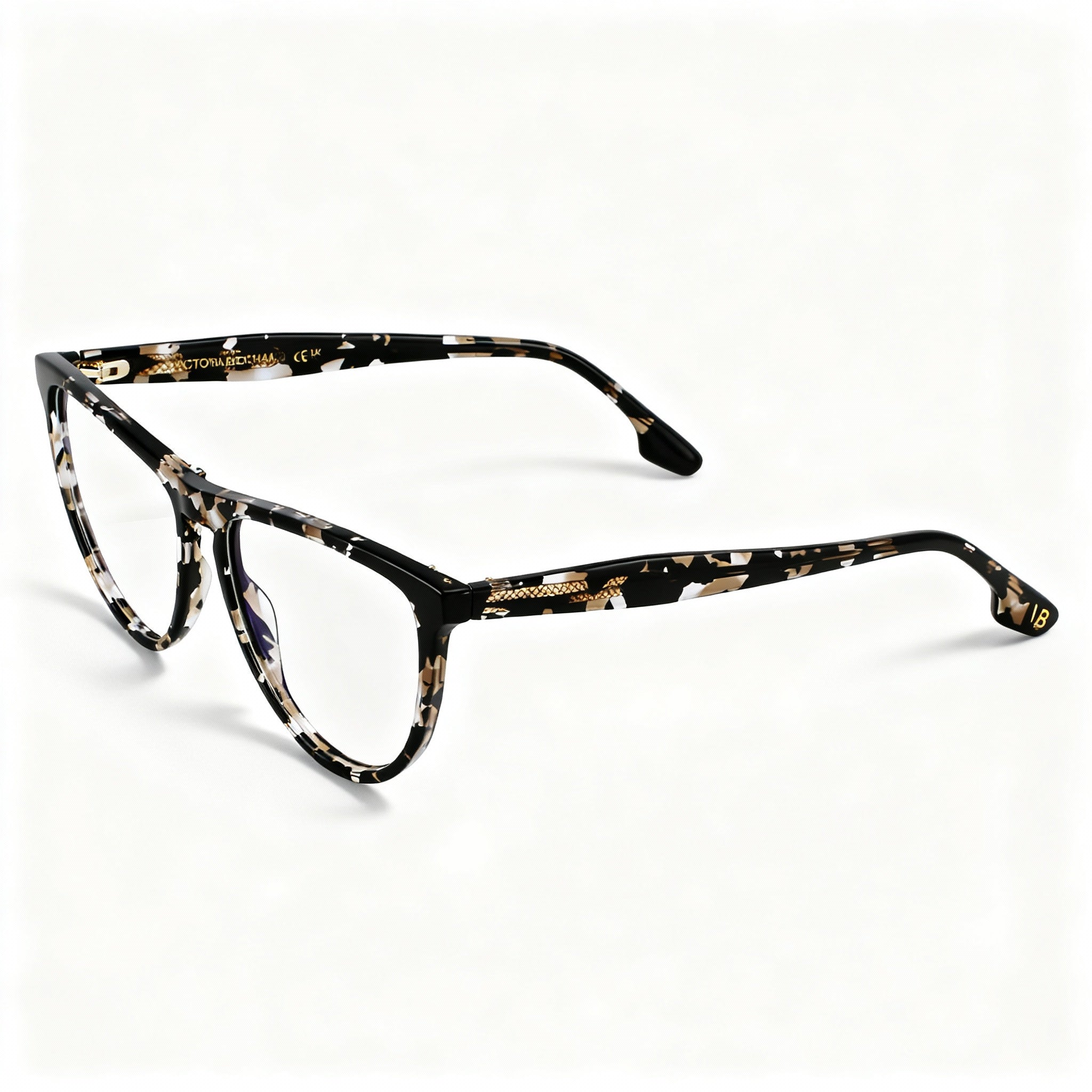 Victoria Beckham Vb2672 Women's 2024 Oval Ophthalmic Frame Black Havana 56-15-140mm
