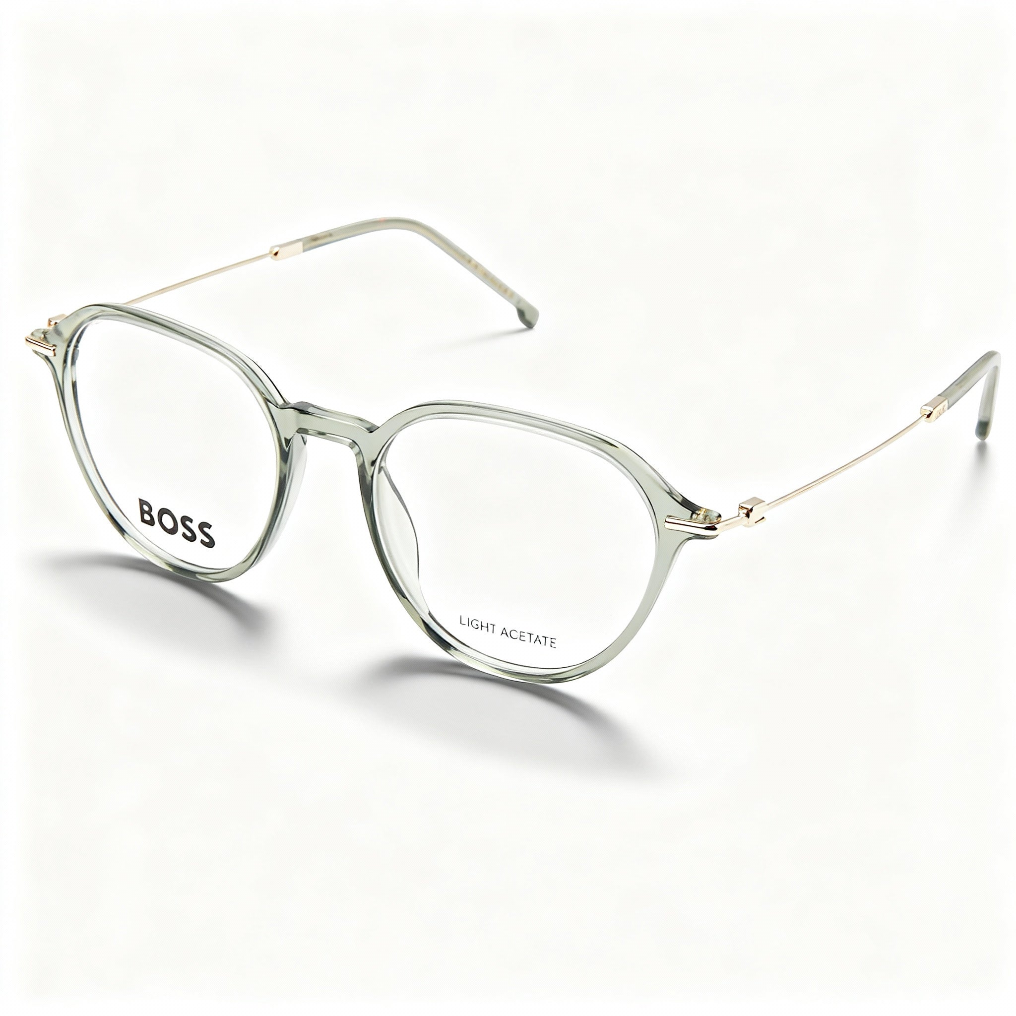 Hugo Boss 1481 Unisex Magnesium Frame UV Protected Non-polarised Polycarbonate Green Sunglasses 51mm