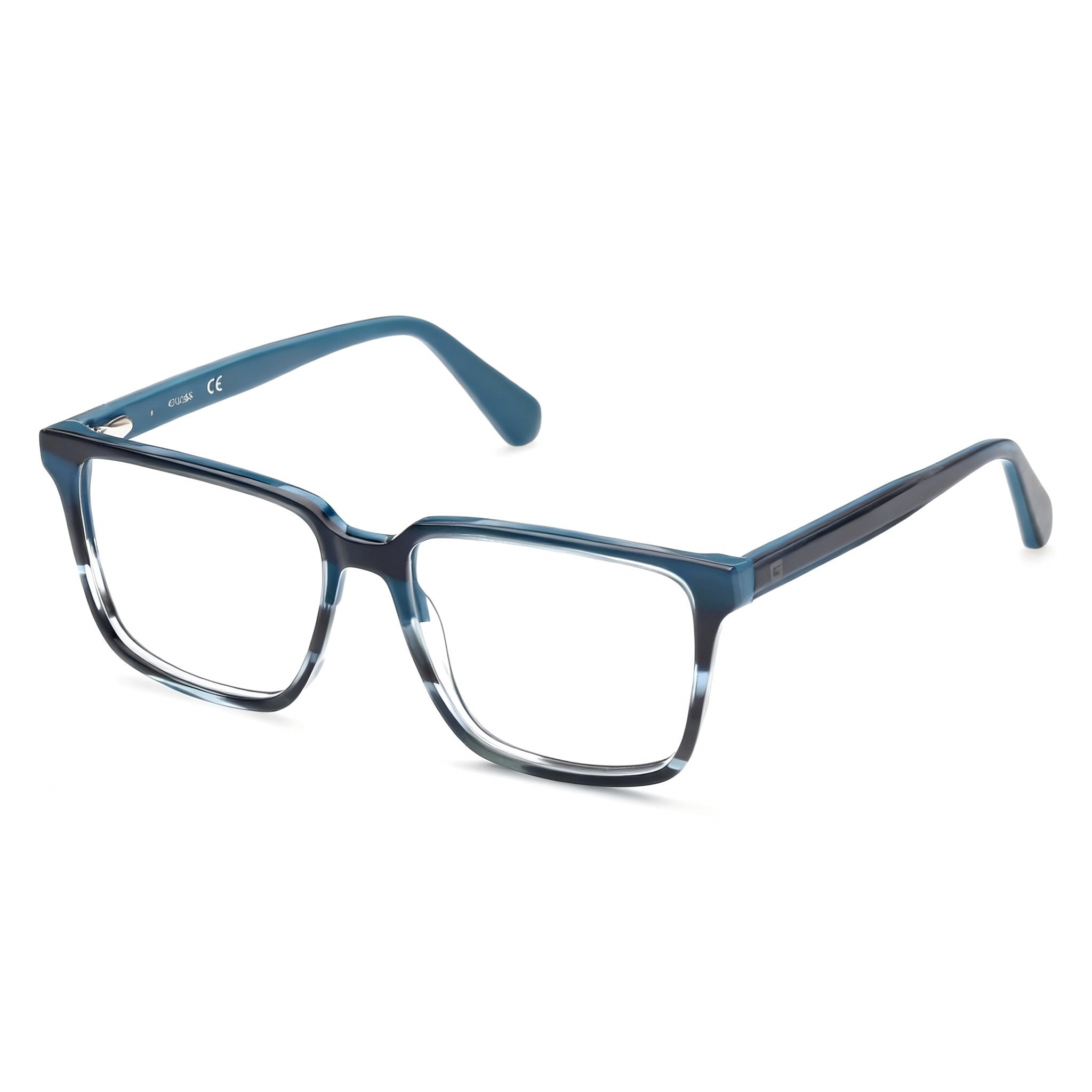 GUESS Gu50047 Women's Blue Lightweight Acetate Optical Frames, 54mm Lens, 15mm Bridge, 150mm Temple