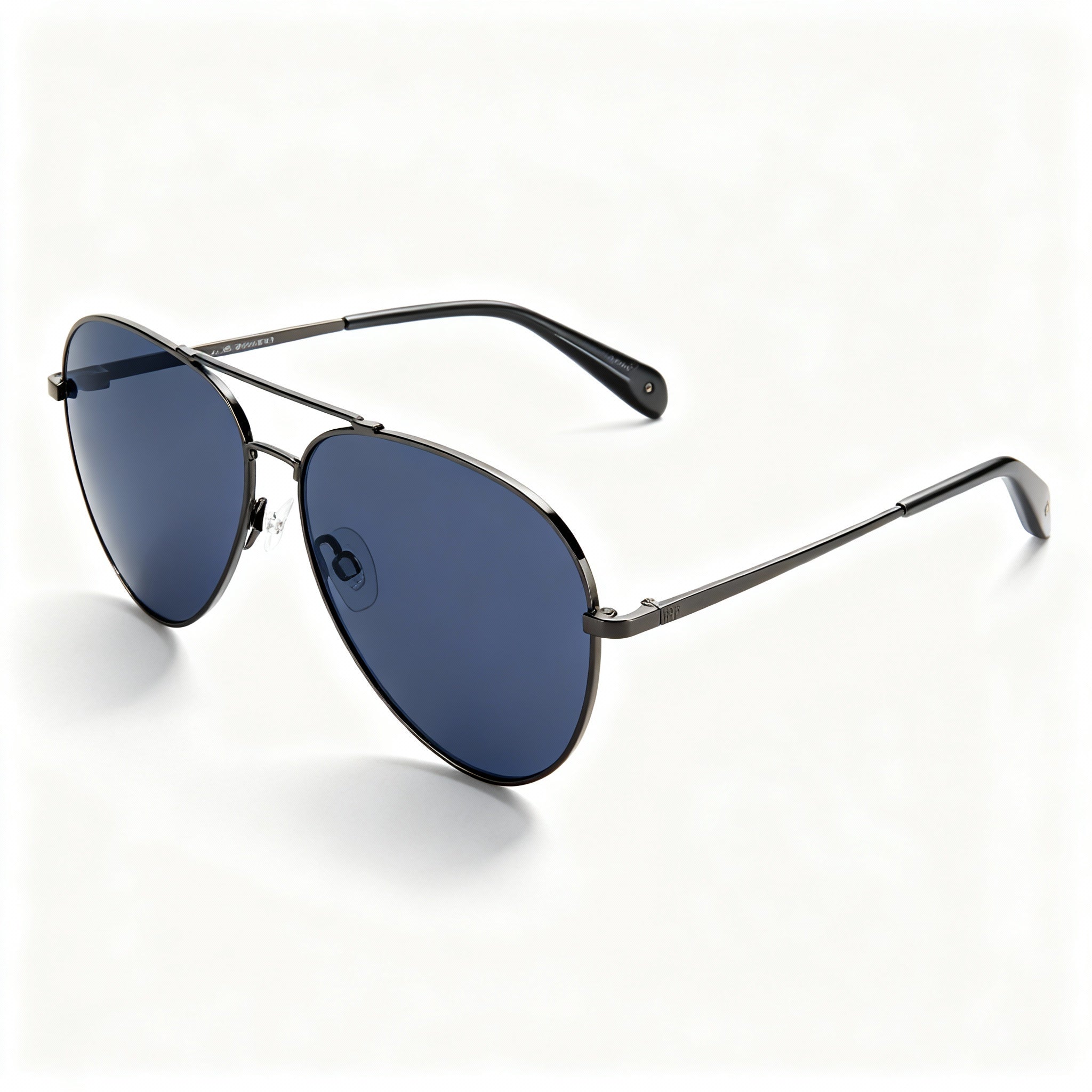 rag & bone Aviators Unisex Dark Ruthenium Grey Stainless Steel Non-Polarized UV Protection 59-13-145