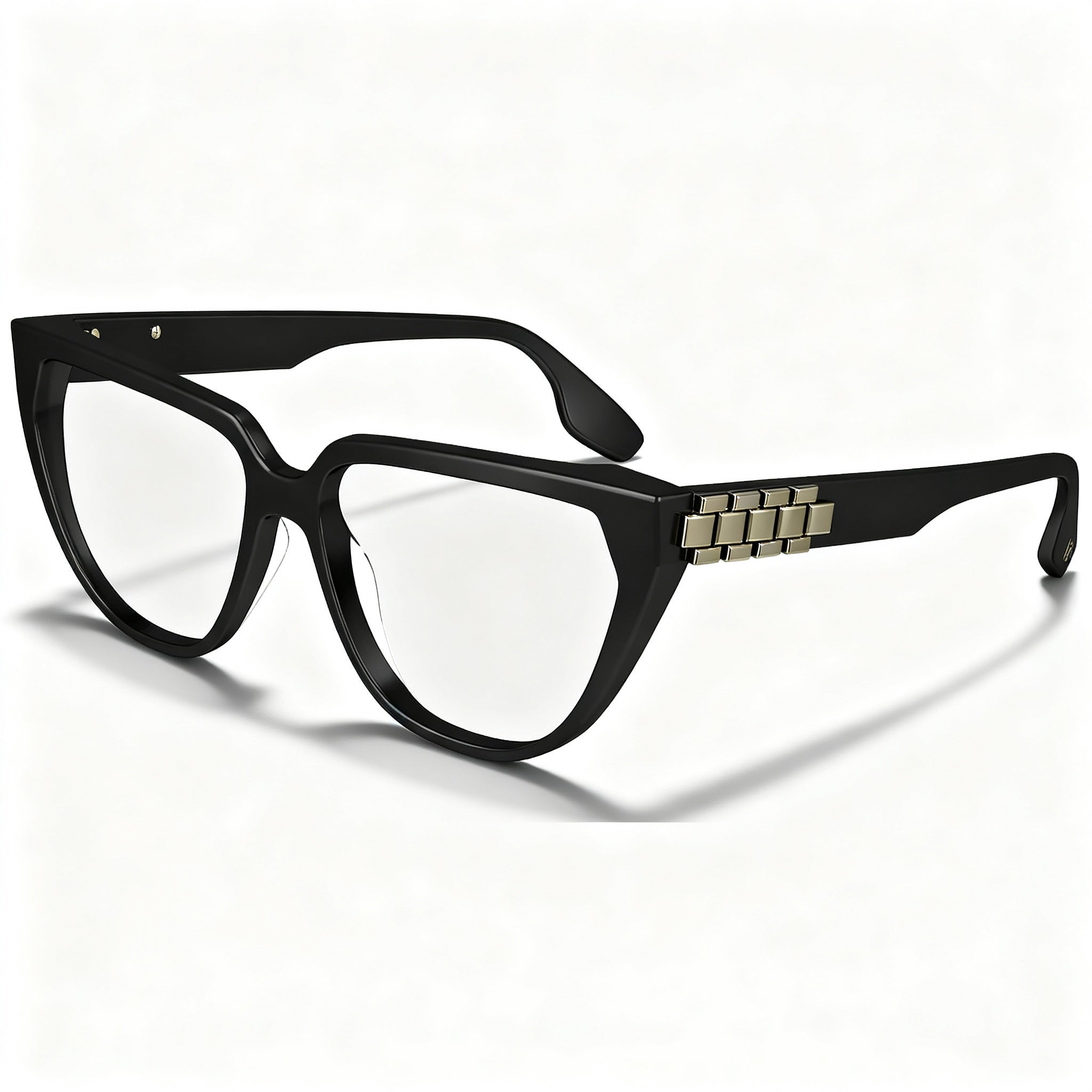 Victoria Beckham Modern Women's Black Acetate Frame Sunglasses with Black Non-Polarized Lenses, 54mm Lens Width