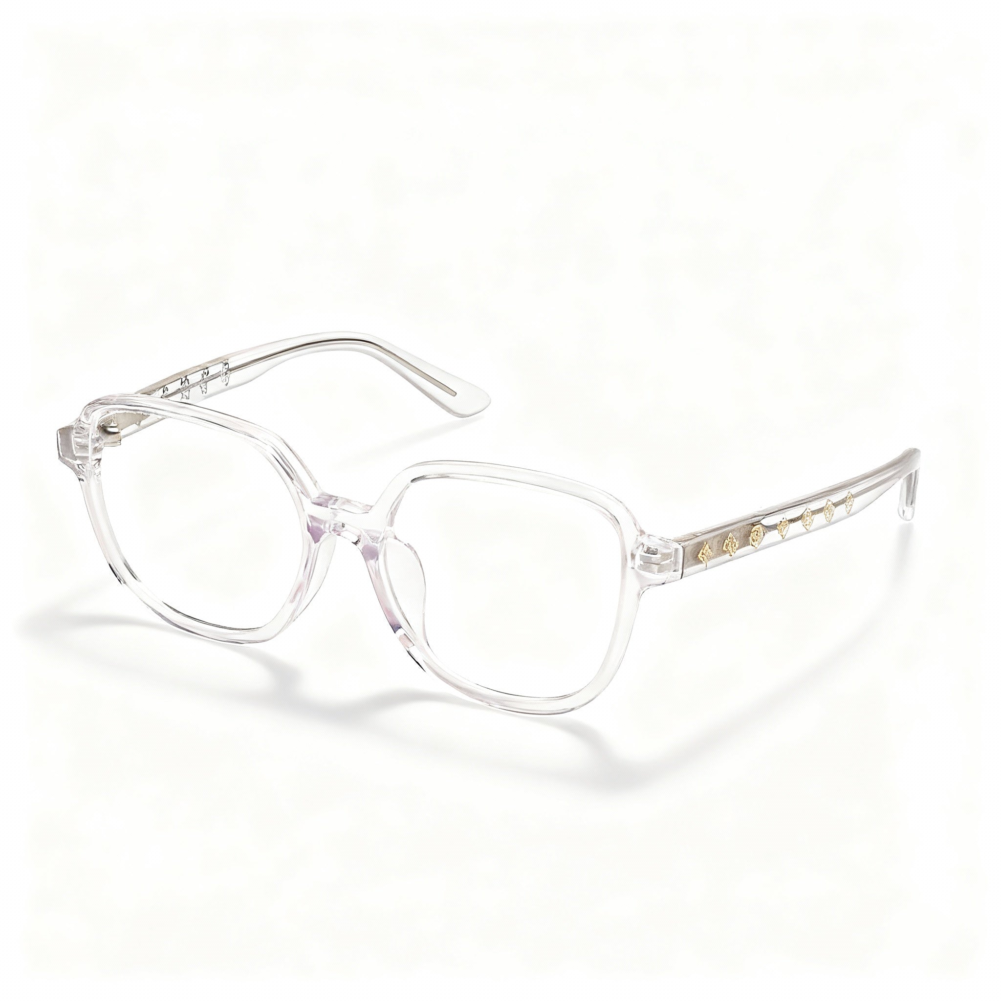 GUESS Men's Clear Frame Optical Eyeglasses