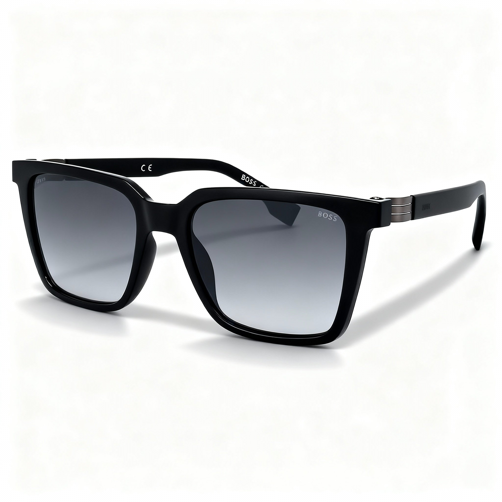 Hugo Boss Men's Boss 1574/S Polyamide Grey Shaded Dark Grey Shaded Non-Polarized Sunglasses 53-19-150mm