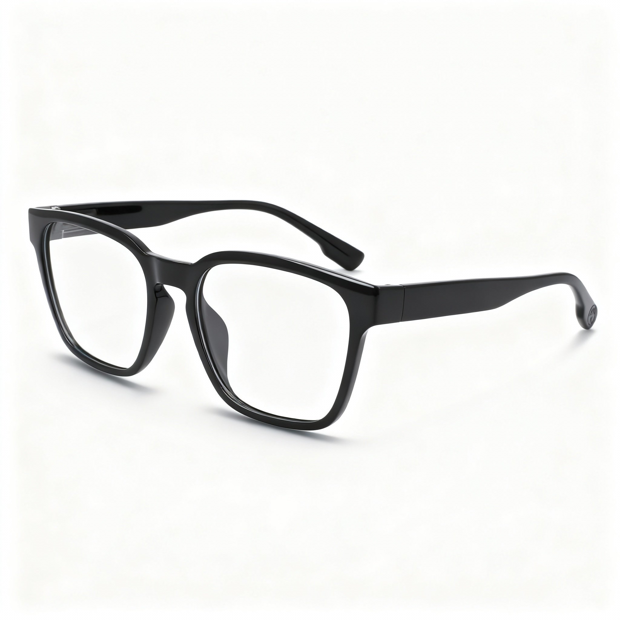 MCALLISTER Mc4510 Men's Black Metal Frame Prescription Eyeglasses with Polycarbonate Polarized Clear Lenses 54-18-145