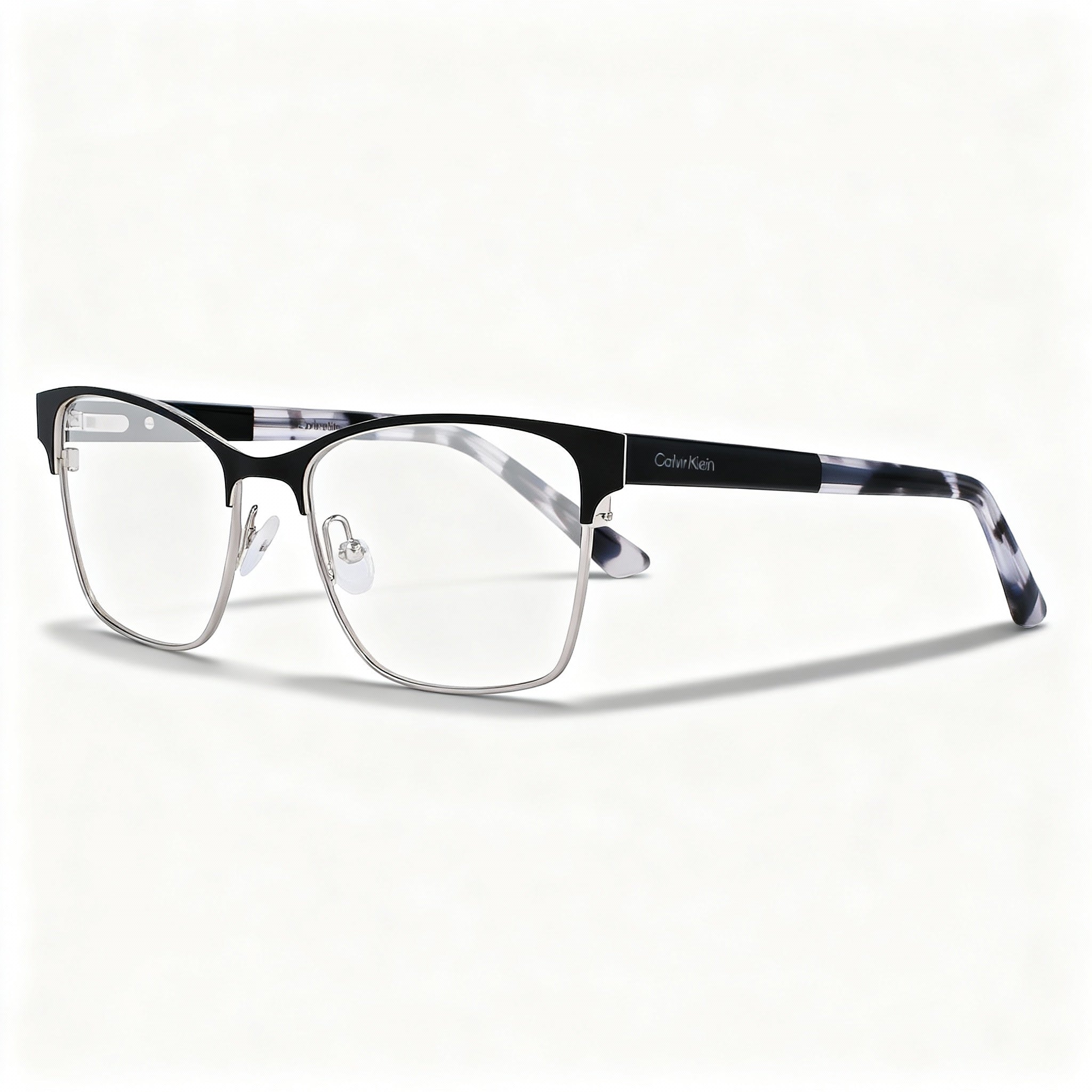 Calvin Klein Ck23107 Women's Black Metal Full Rim Rectangle Prescription Eyeglasses 52-17-140