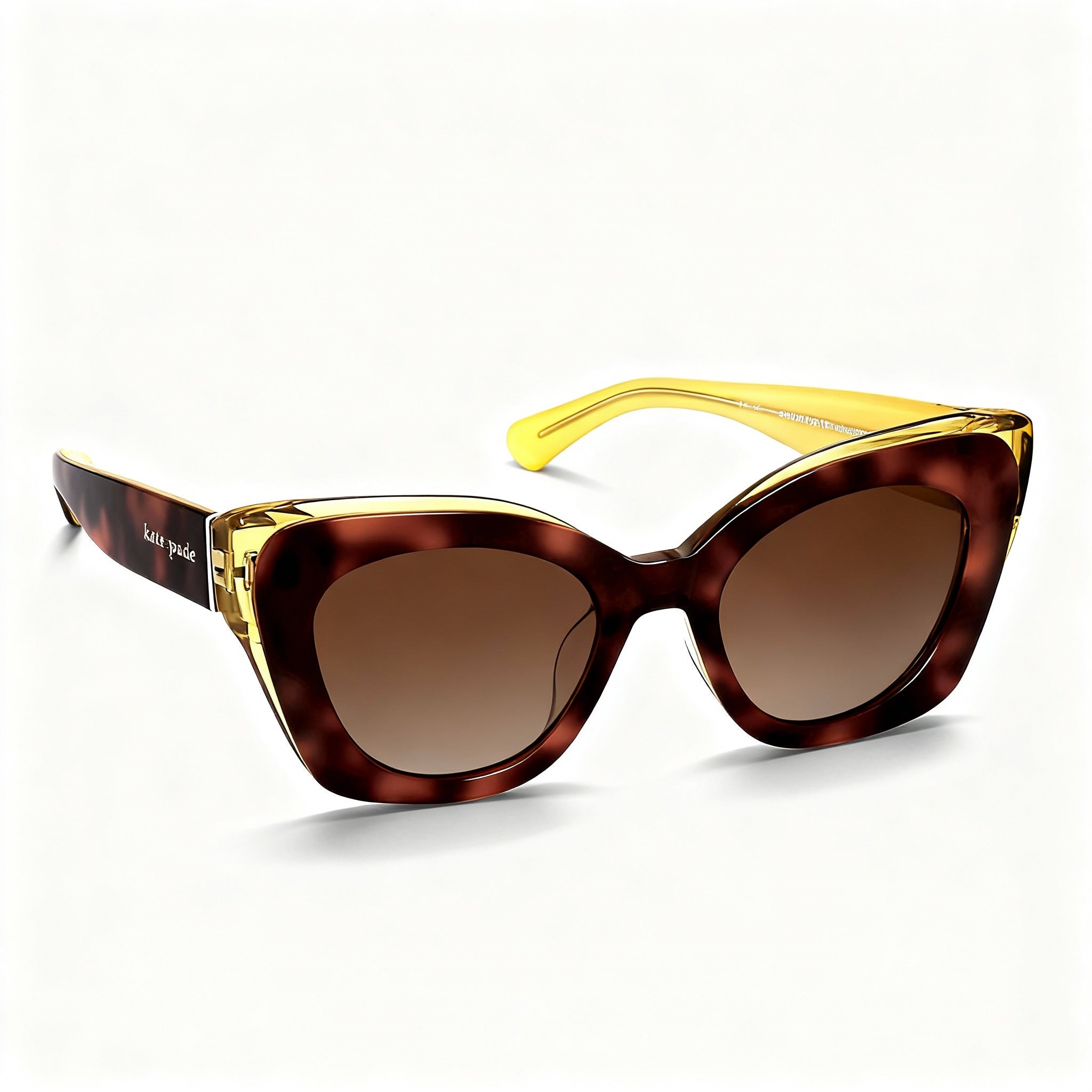 Kate Spade New York MARIGOLD/S Women's Havana Brown Acetate Frame Polarized Brown Shaded 51mm Sunglasses
