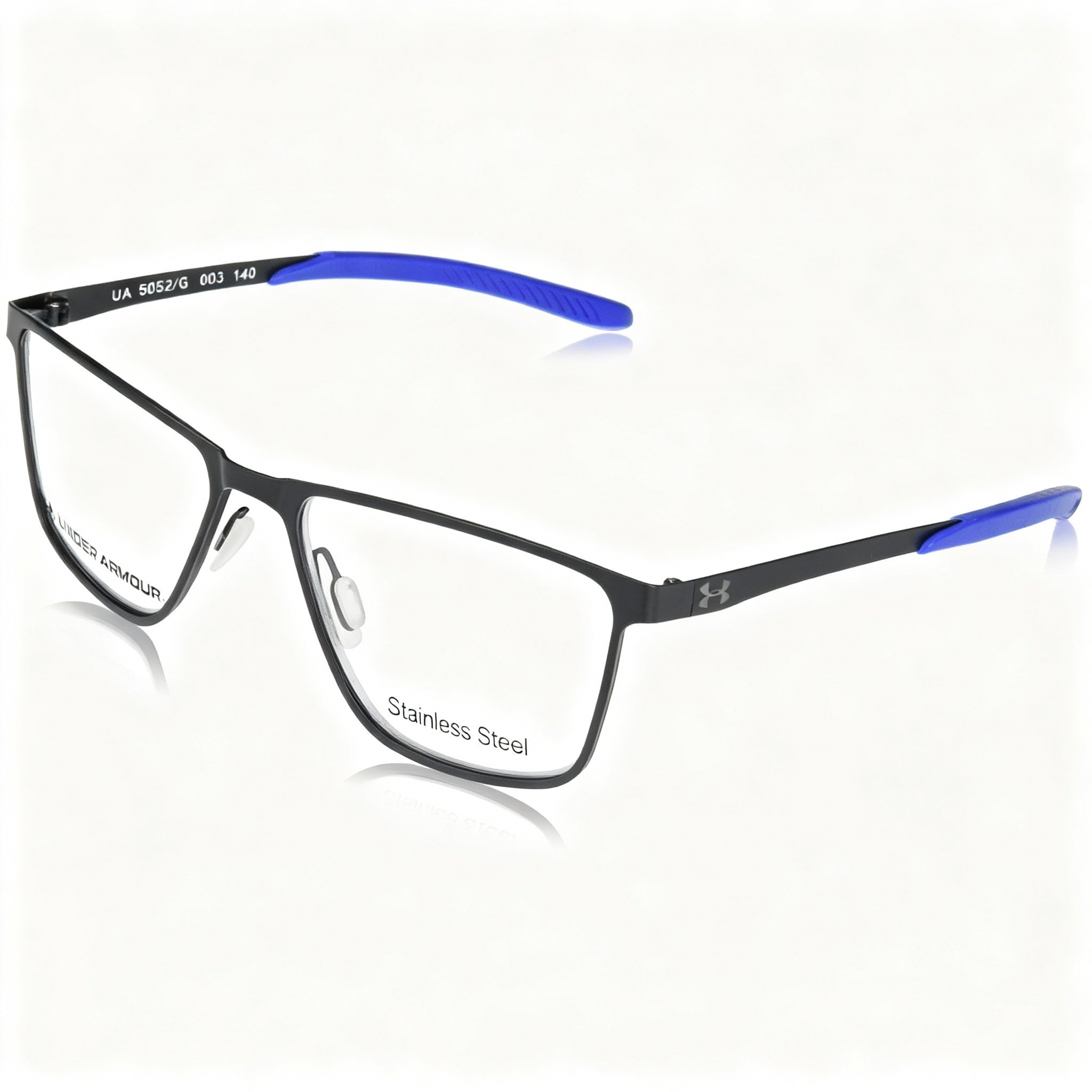 Under Armour Casual Men's Matt Black Alloy Steel Frame Polycarbonate Non Polarized Eyewear 54-16-140mm