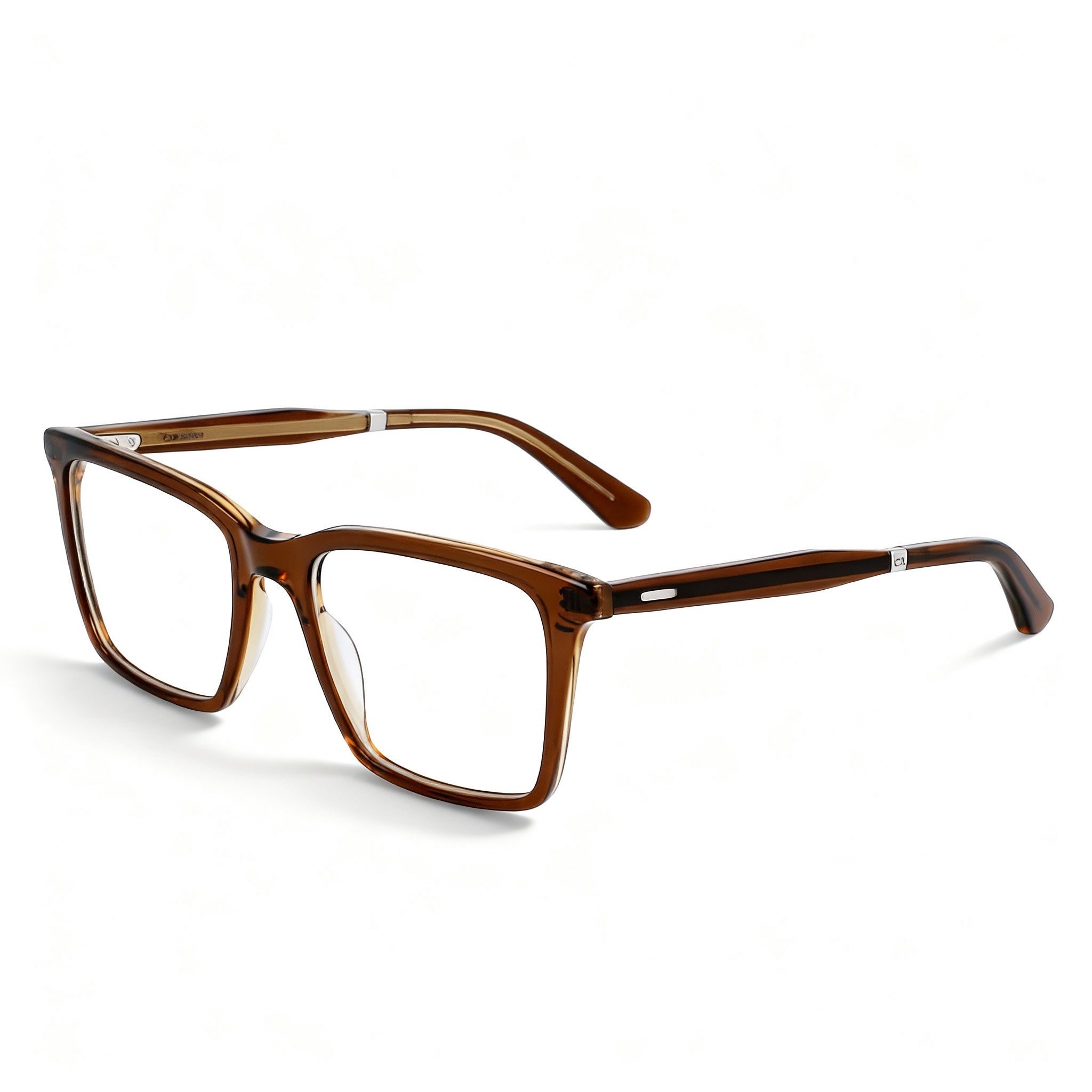 Calvin Klein CK23514 Unisex Metal Frame Polarized Lenses Sunglasses in Taupe, 53mm Lens Width