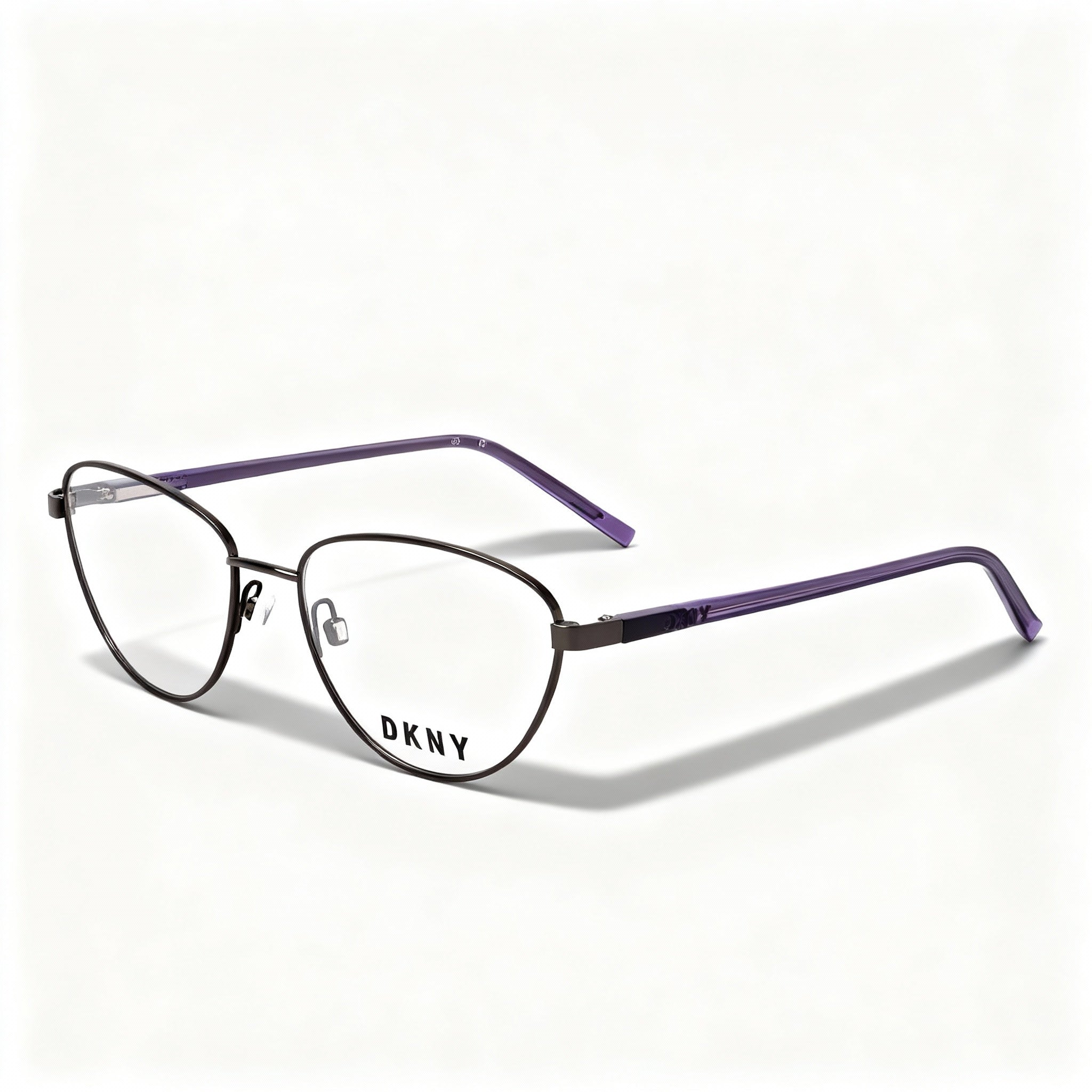 DKNY Men's Modern DK3005 Propionate Frame, Non-polarised Gunmetal Sunglasses, 53mm