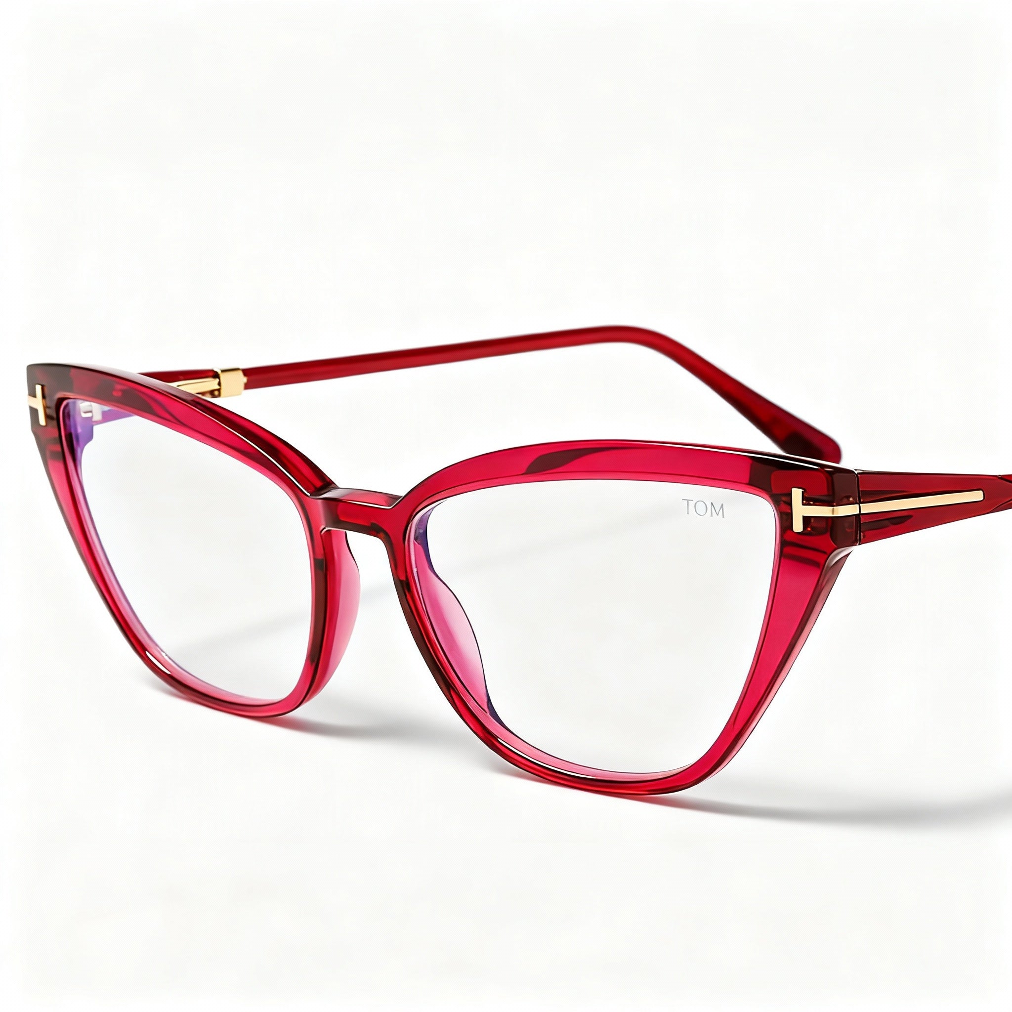 Tom Ford Men's Ft5825-b Eyeglasses, Shiny Fuchsia Plastic Frame, Polarized Lenses 55-16-140mm