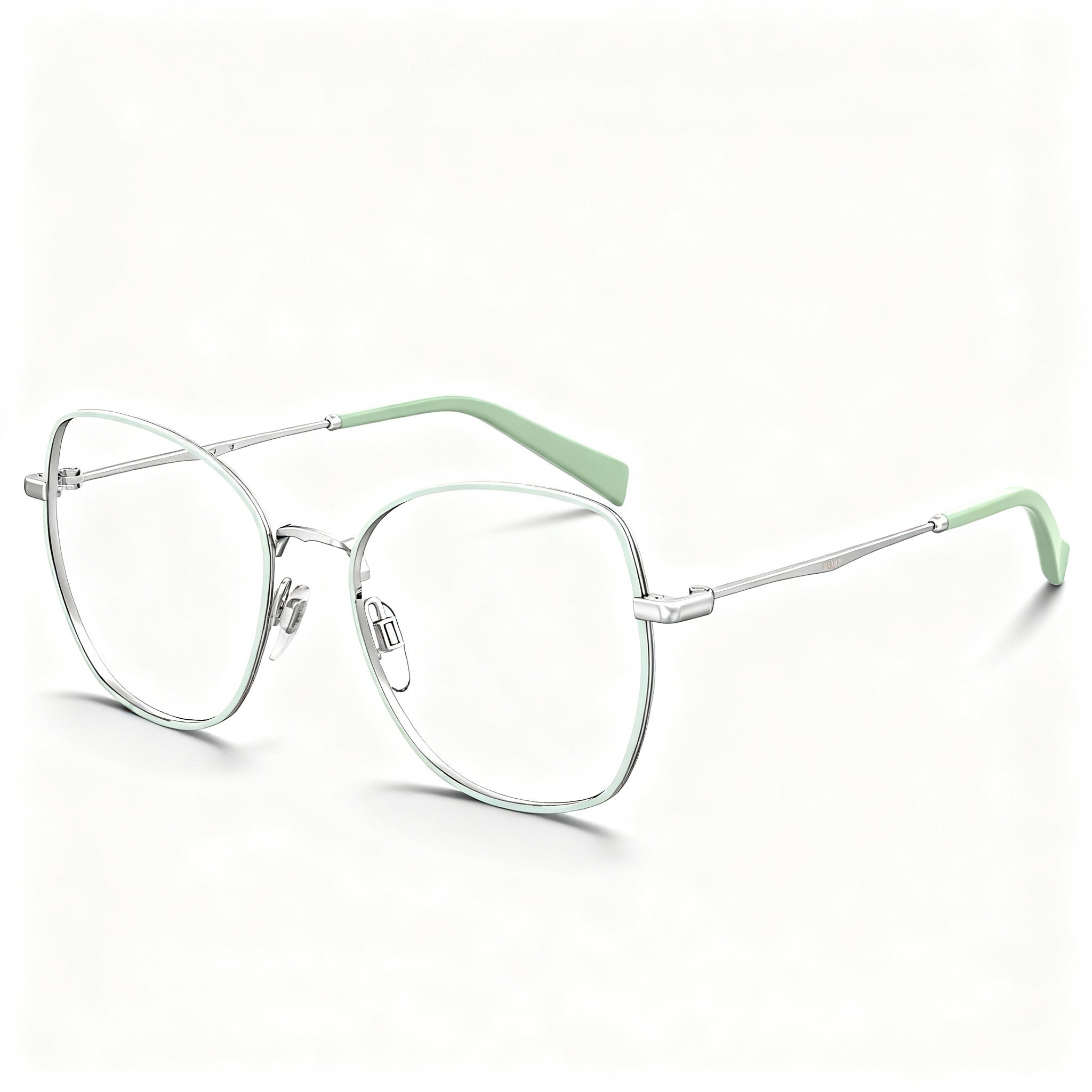 Levi's Women's Green Metal Prescription Eyeglass Frames, Size 52-18-145