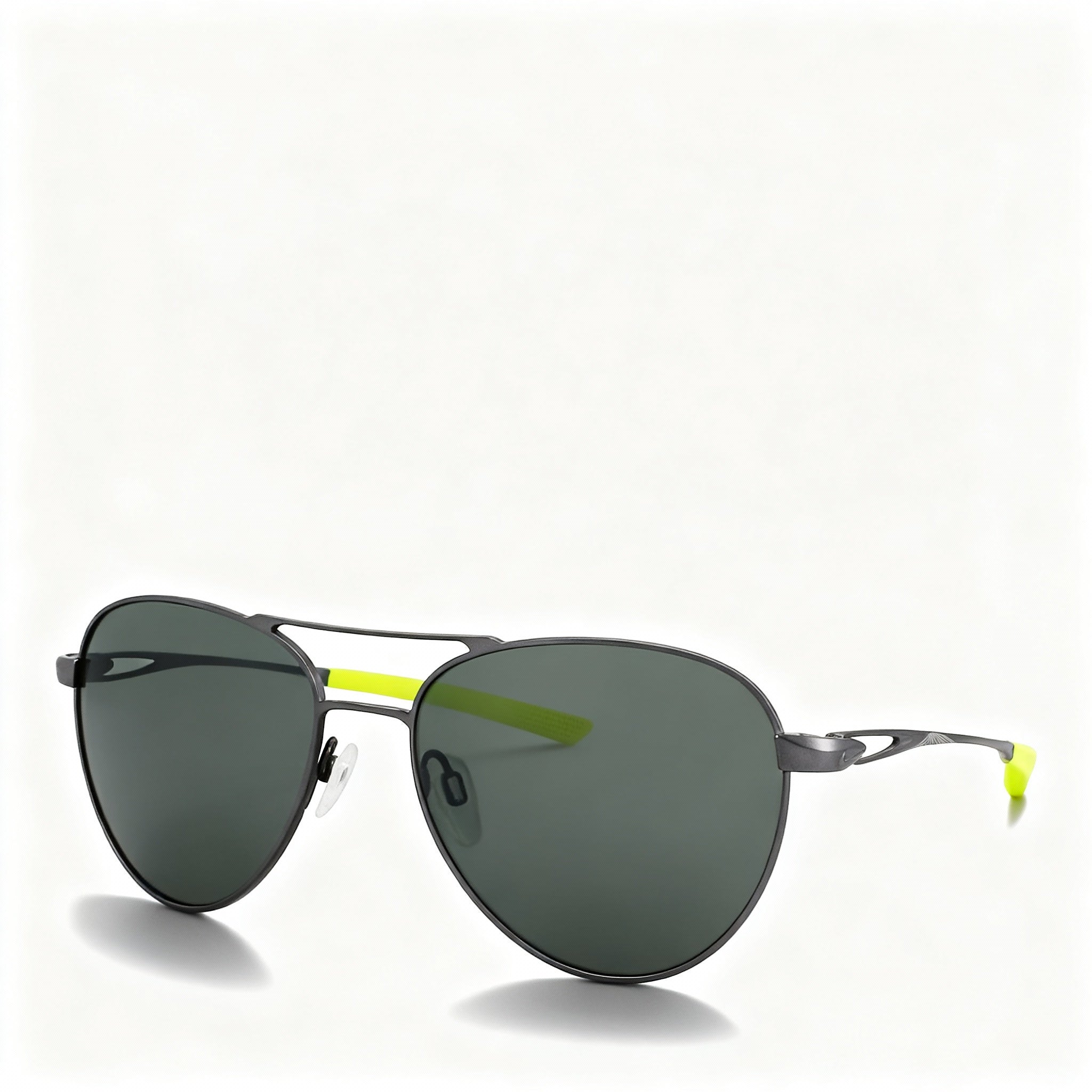 Nike Ace Driver I Ev24041 Men's Polarized Plastic Sunglasses, Satin Gunmetal Green, 59mm