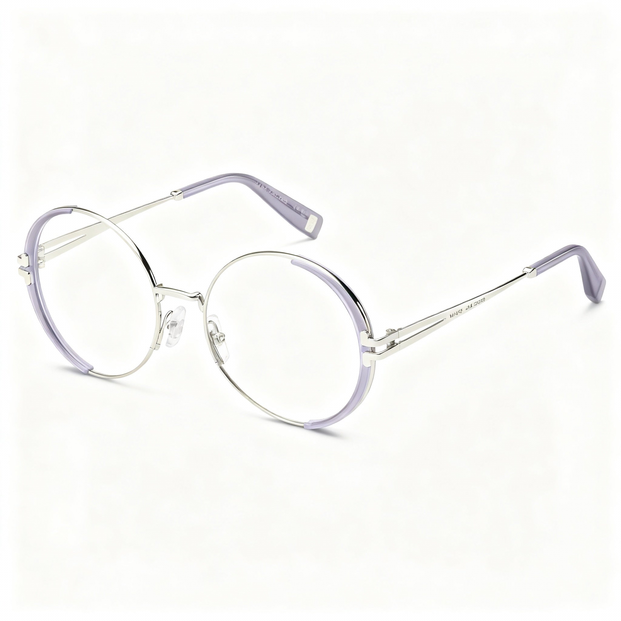 Marc Jacobs Mj 1093 Palladiuviol Women's Metal Frame Full-Rim Eyeglasses, Lens Width 55mm